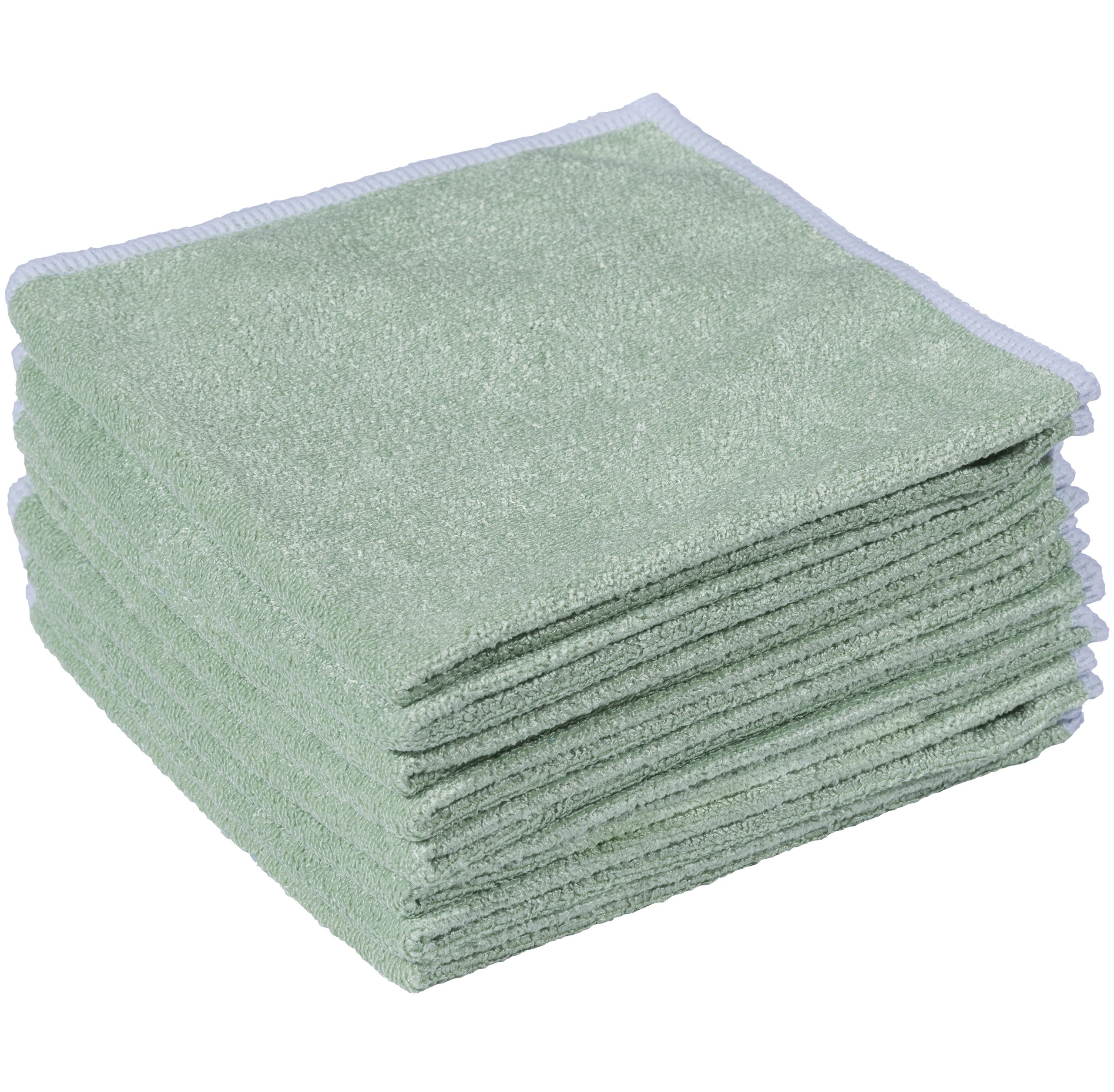 Комплект серветок Люкс  Cleaning Cloth  10 штук 40х40см  зелений Smart Швеція
