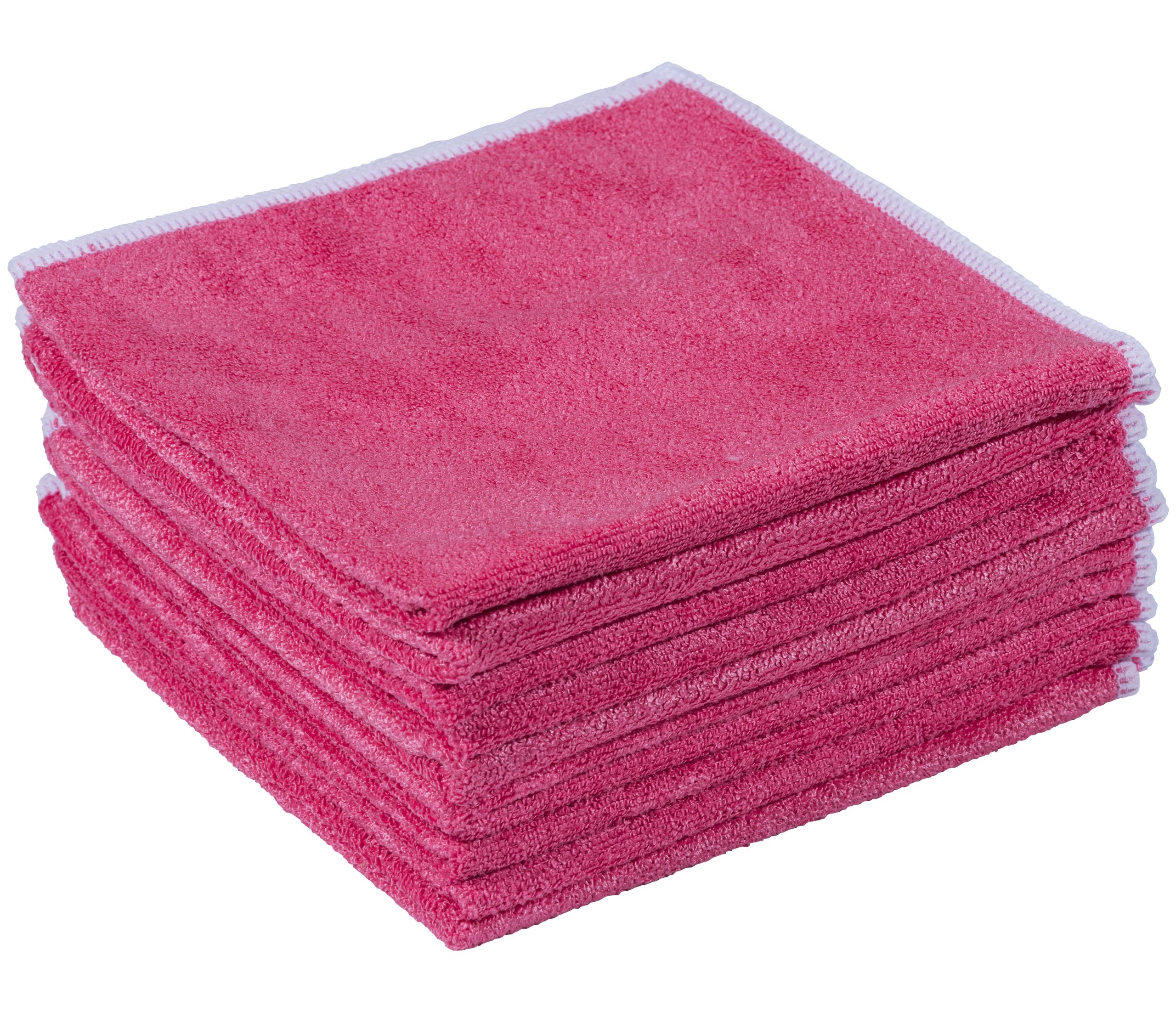 Комплект серветок Люкс Cleaning Cloth 10штук 40х40см рожеві Smart Швеція